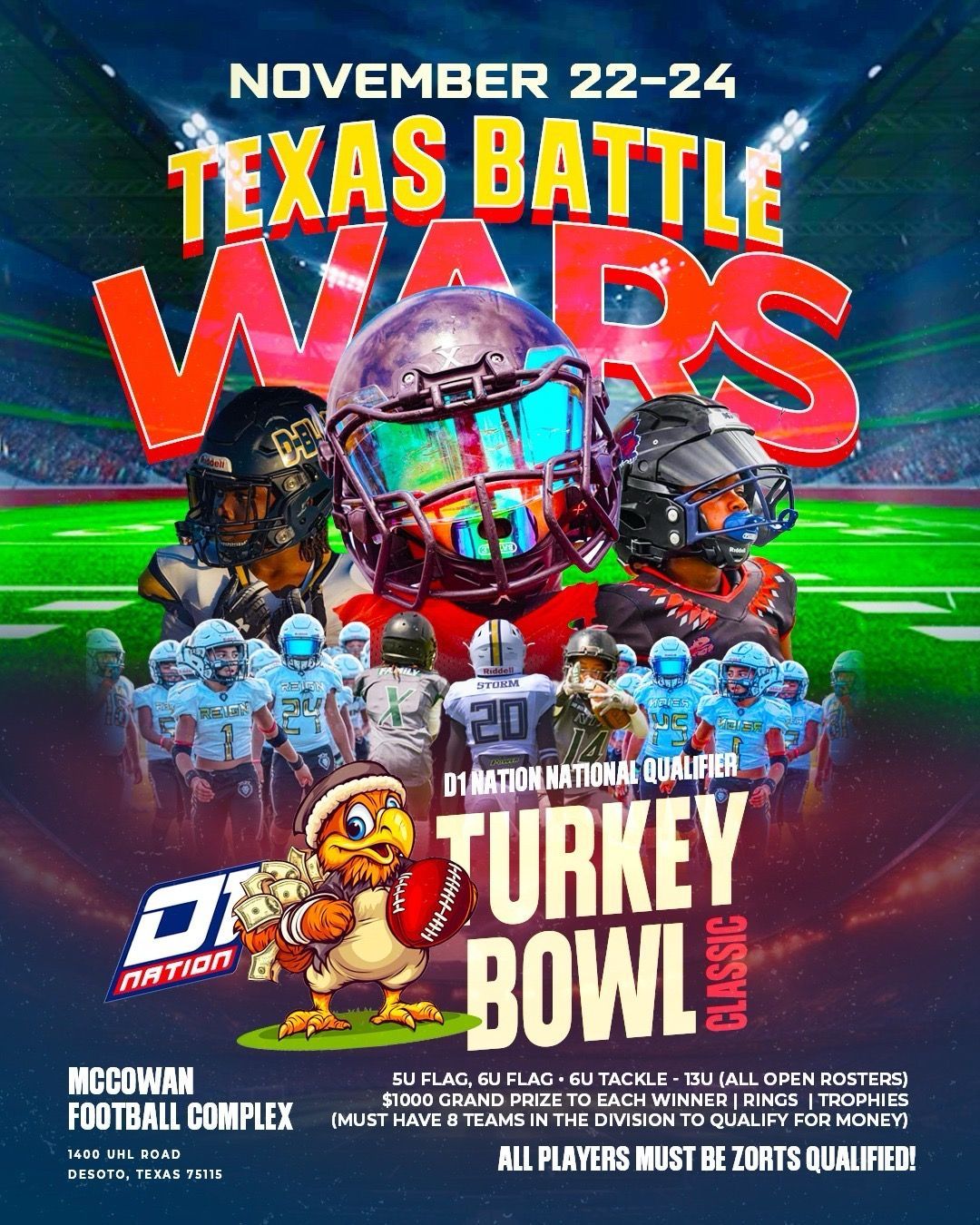 TEXAS BATTLE WARS 8 "TURKEY BOWL CLASSIC 