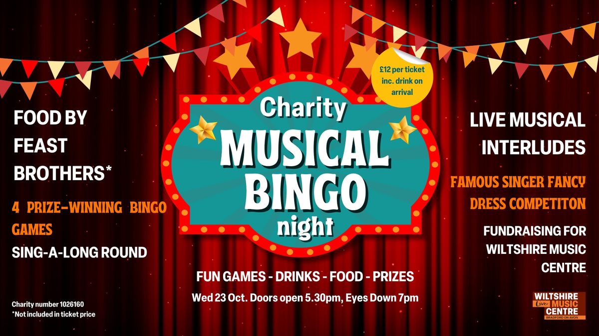 Charity Musical Bingo Night!