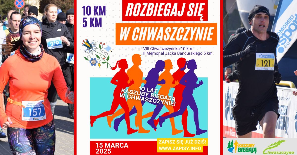 Prolog Kaszuby Biegaj\u0105 2025 | 10 km i 5 km | Chwaszczyno, 15 marca