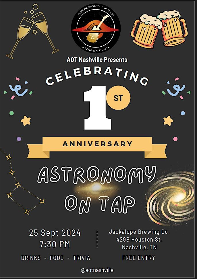 Astronomy on Tap - Anniversary Edition