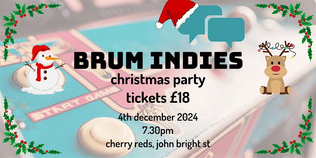 Brum Indies Gamedev Christmas Party