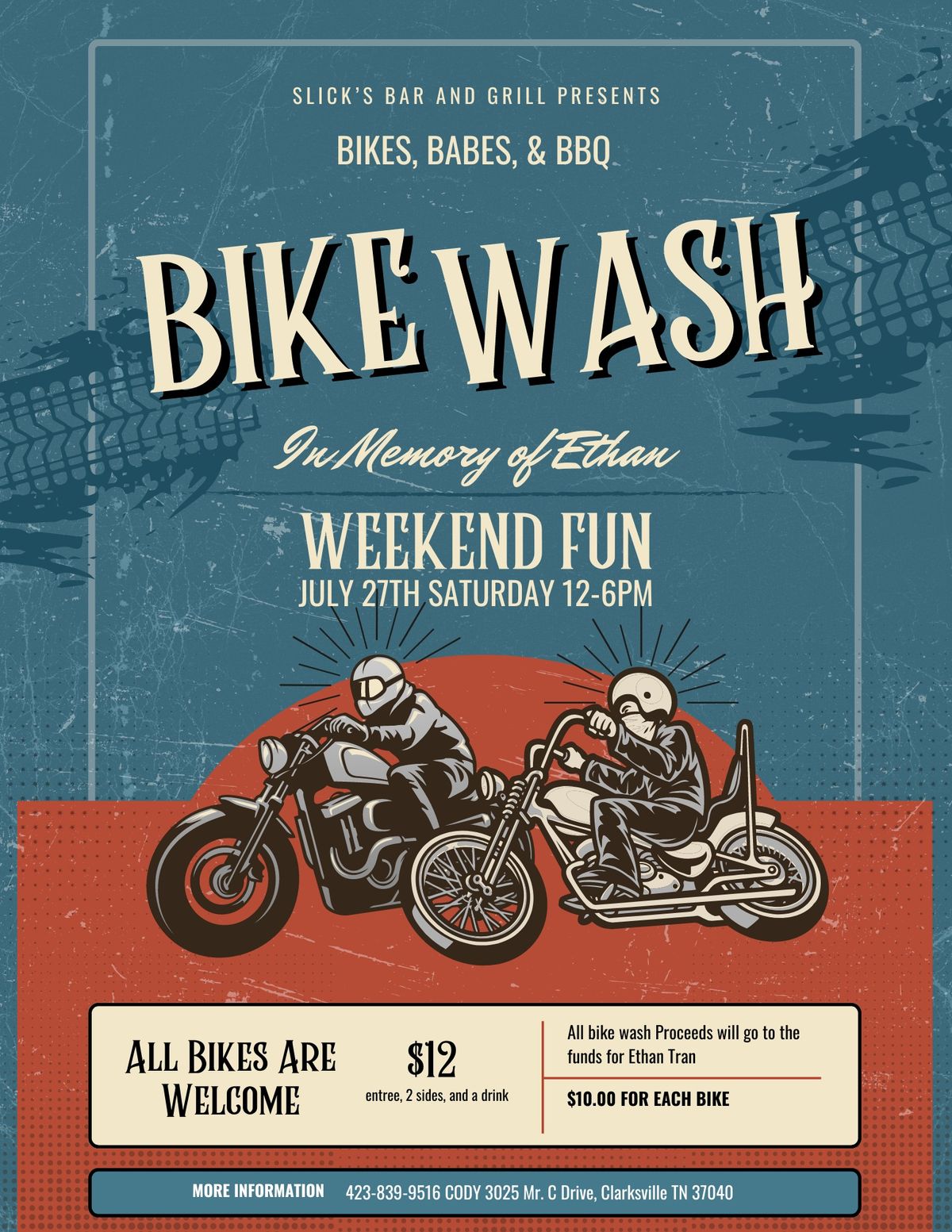 Bike Wash and BBQ