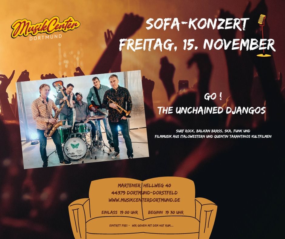 Sofa-Konzert mit GO! - The Unchained Djangos