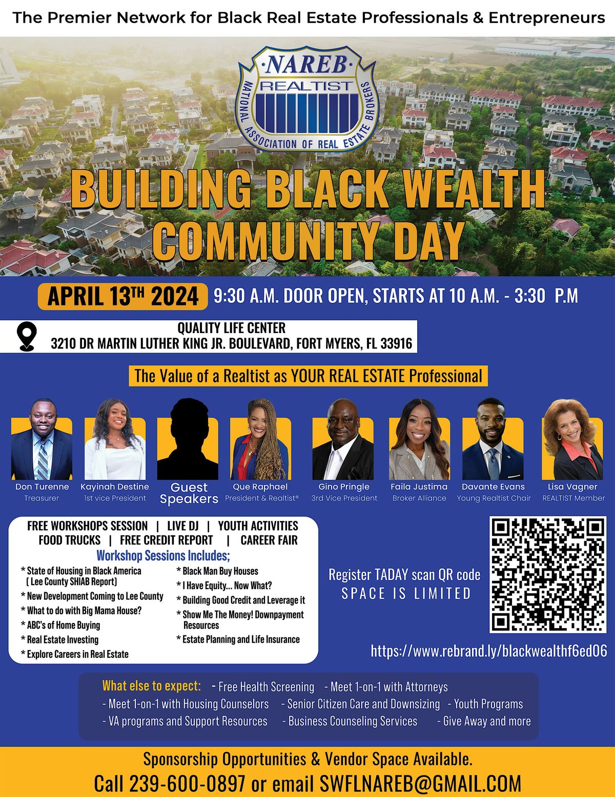 Building Black Wealth Community Day, Career Fair, Real Estate Planning  & Investing , ABC's of Home