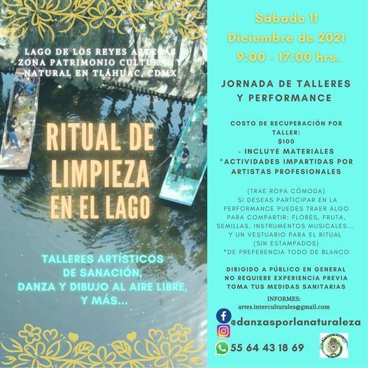 RITUAL DE LIMPIEZA EN EL LAGO