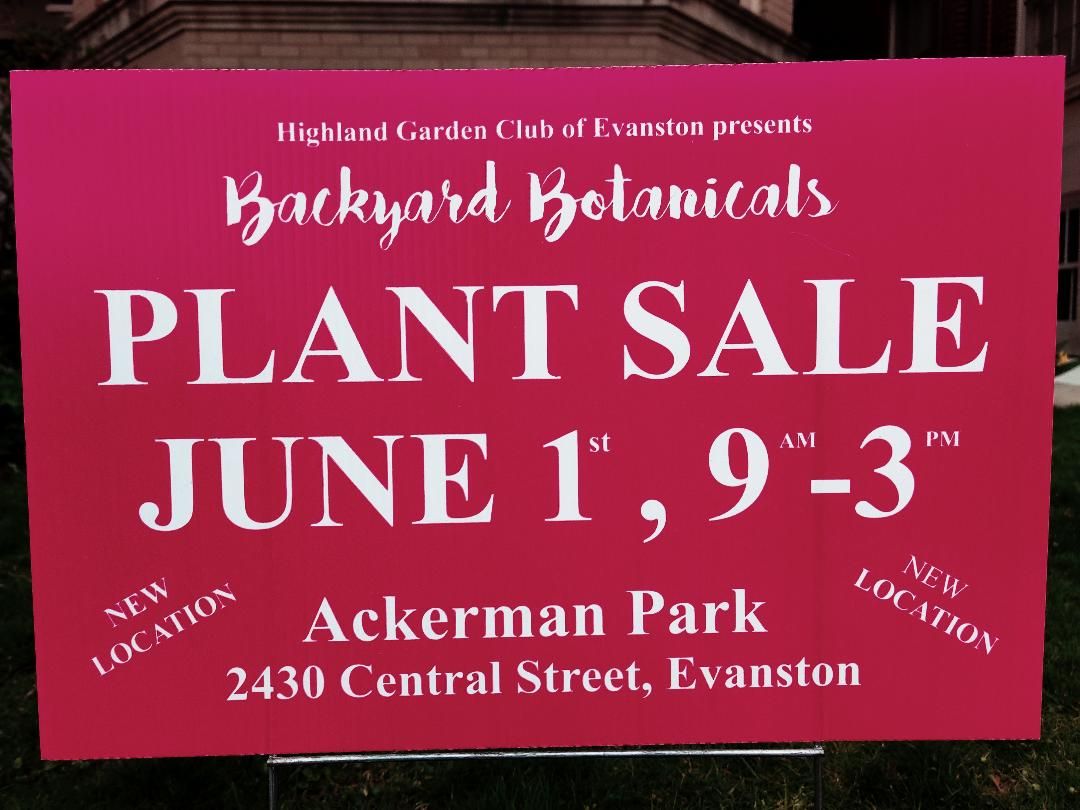 Highland Garden Club of Evanston Backyard Botanical Sale