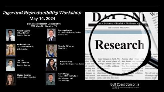 Rigor and Reproducibility Workshop, May 14, 2024