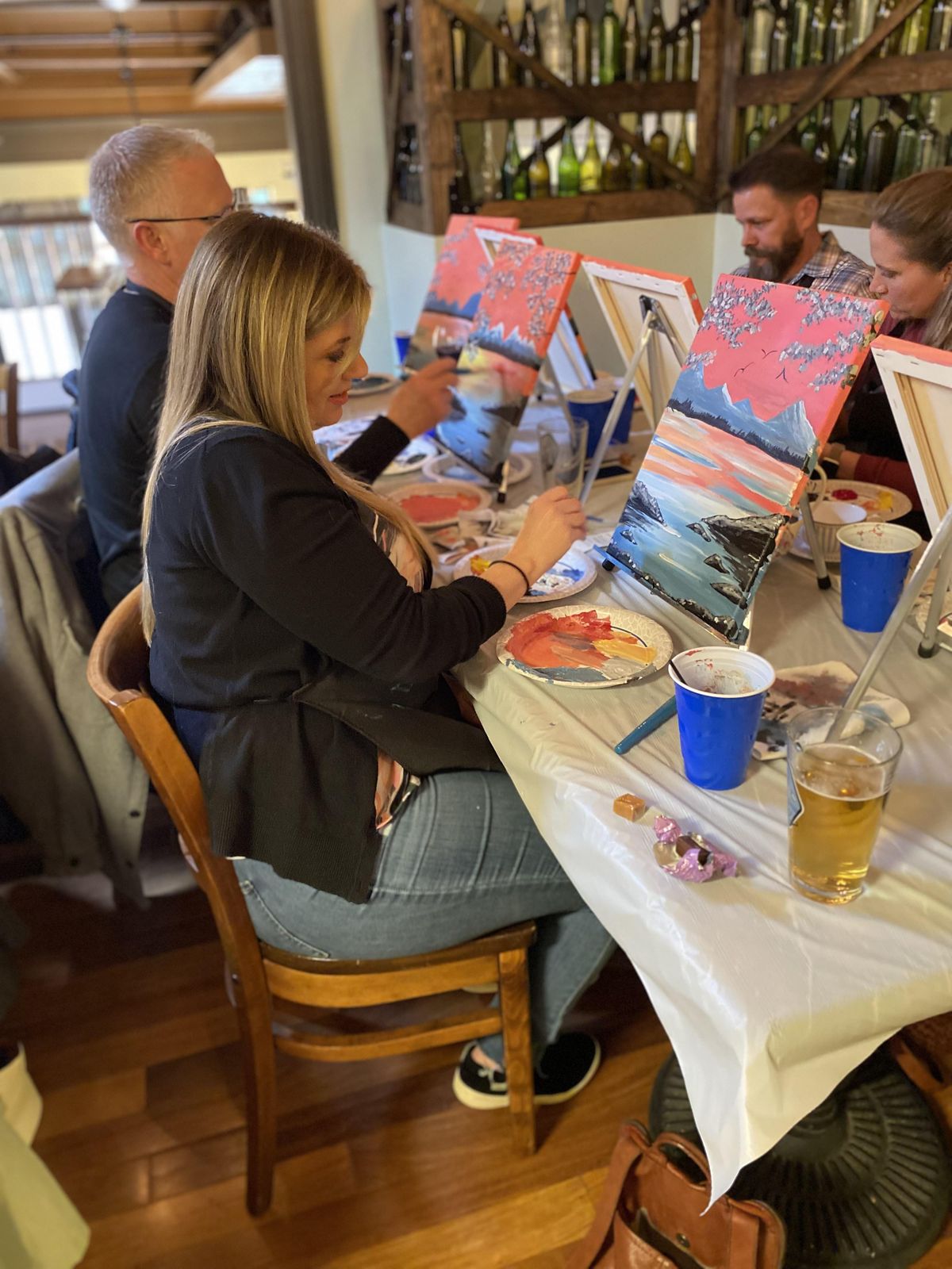 Paint and Sip at Gertie and the Giant Octopus, Gertie and The Giant