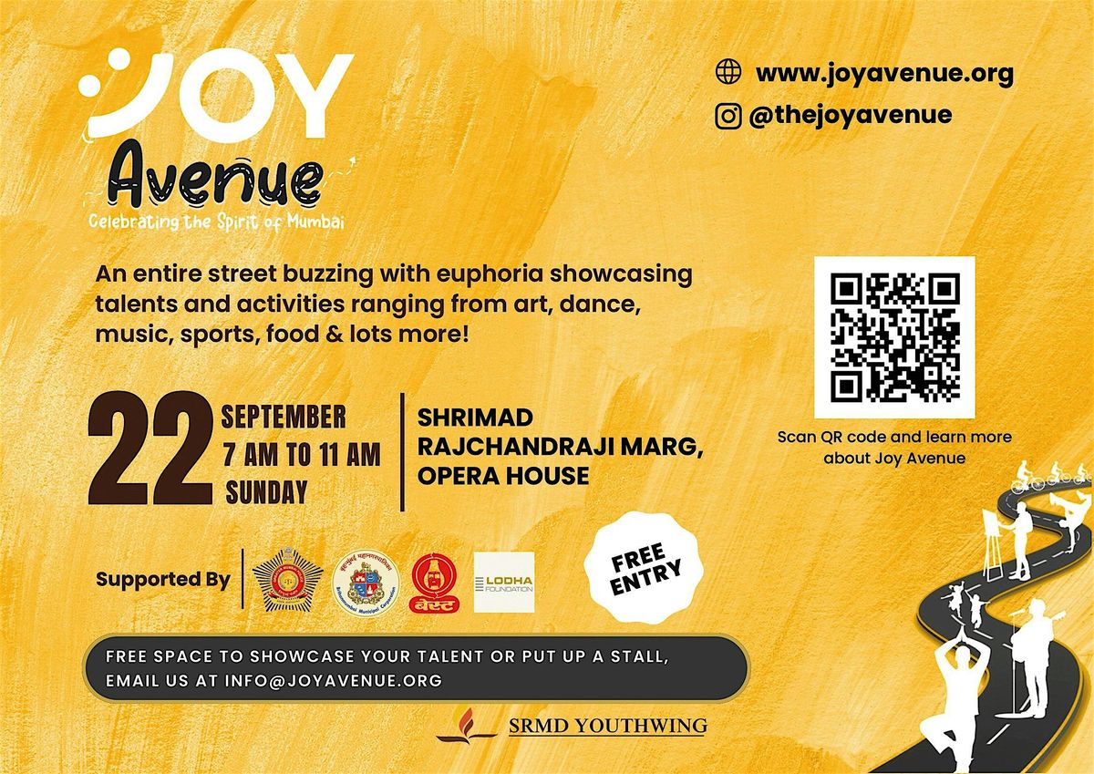 Joy Avenue - Celebrating the Spirit of Mumbai