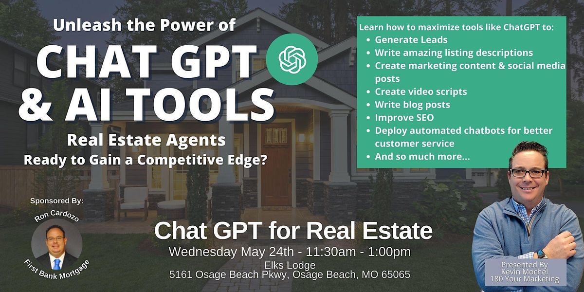 Unleash the Power of Chat GPT for Real Estate Agents - Osage Beach, MO