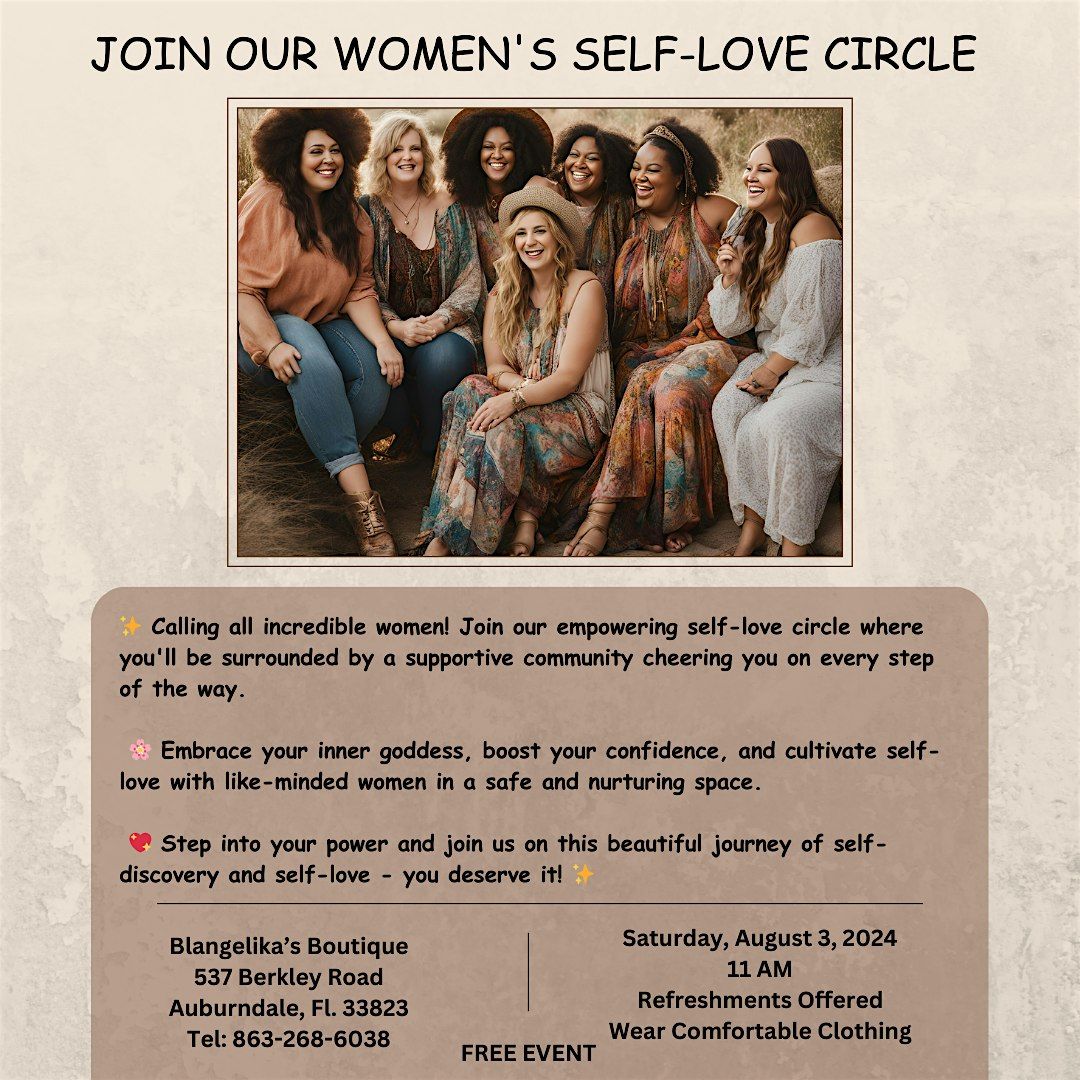 JOIN OUR WOMEN'S SELF-LOVE CIRCLE