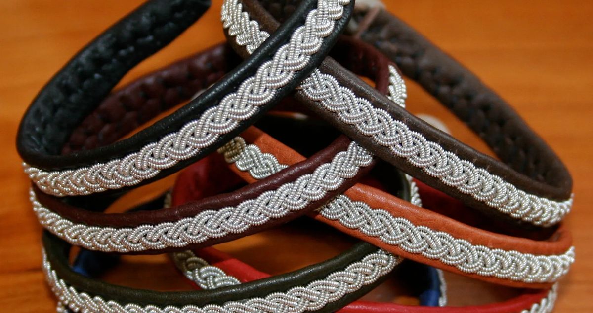 Saami Inspired Pewter Thread Bracelet Class by Liz Bucheit