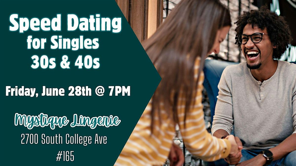 Speed Dating 30s and 40s at Mystique Lingerie