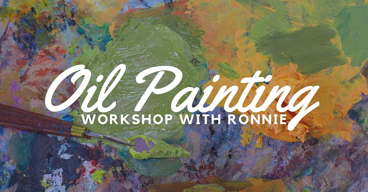 Oil Painting with Ronnie, Atlantic Beach Arts Market, 18 December 2021