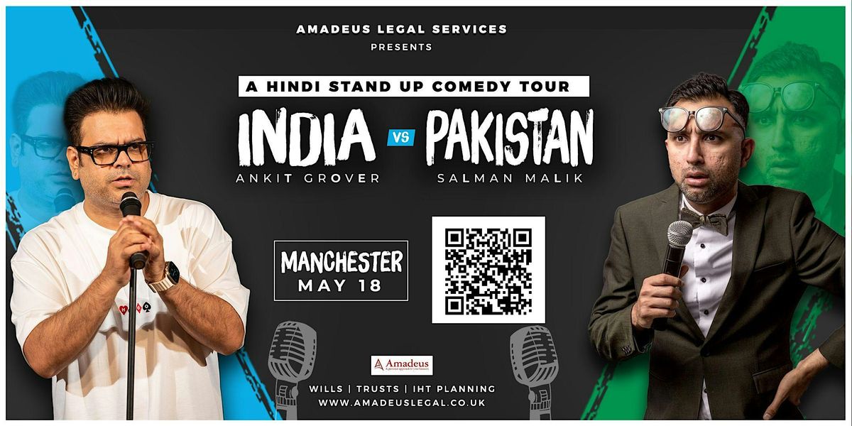 India vs Pakistan - Stand-Up Comedy show  Manchester