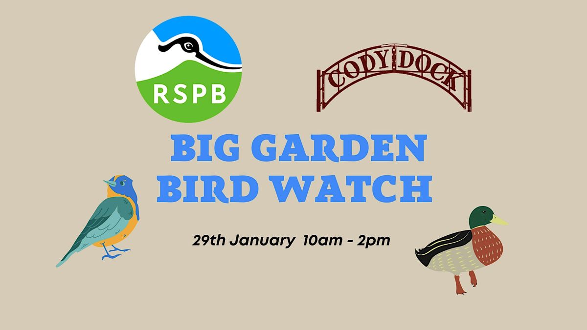 London RSPB Big Garden Birdwatch