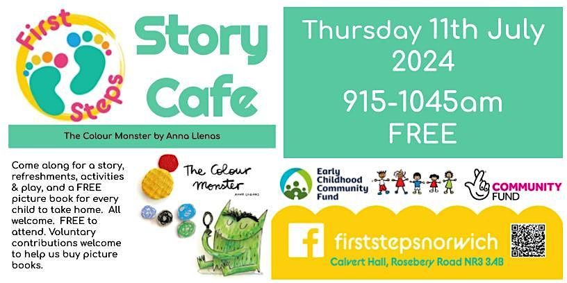 First Steps does Story Cafe - The Colour Monster by Anna Llenas
