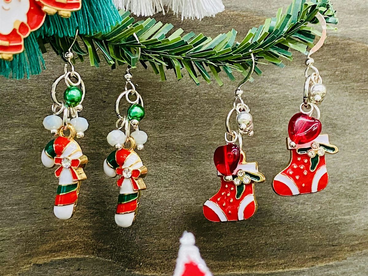 Charmed, I'm sure!  Easy Holiday Earrings - Mapunapuna