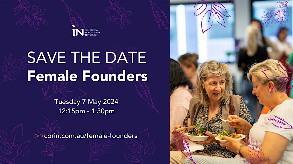 Female Founders - Save The Date
