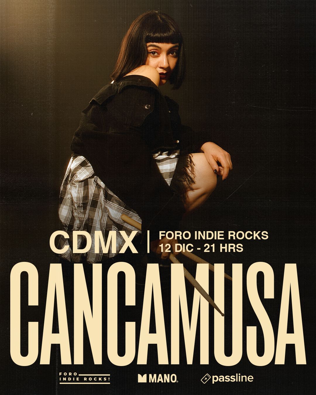 Cancamusa - Foro Indie Rocks - CDMX (Todas las edades)