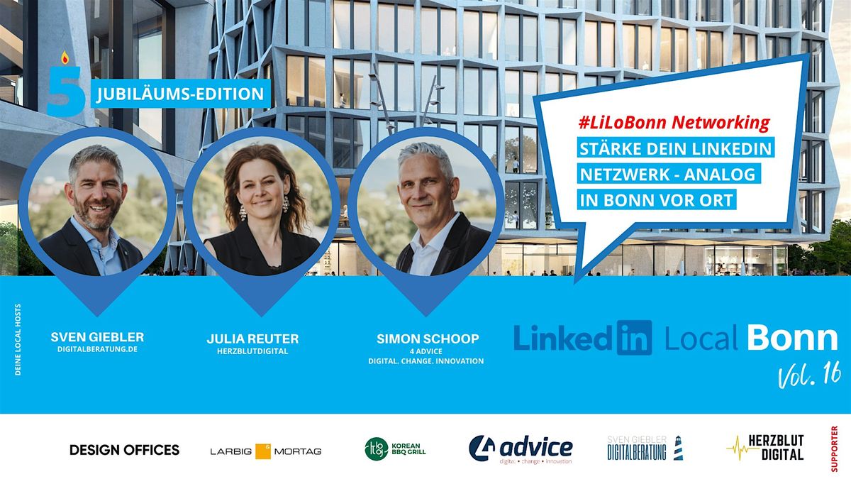 LinkedIn Local Bonn - #LiLoBonn Vol. 16