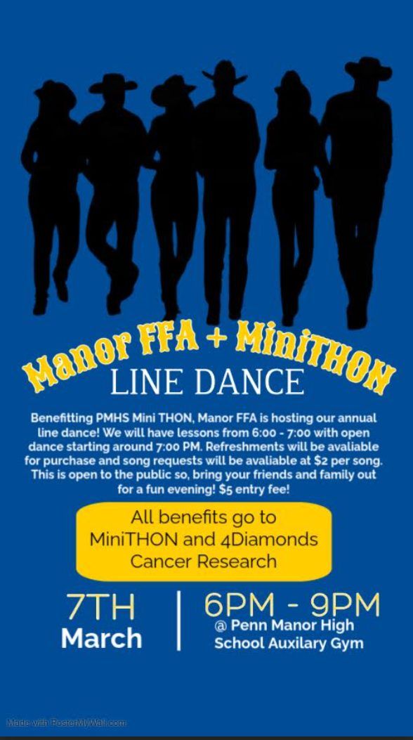 Line Dancing Benefitting Penn Manor Mini THON