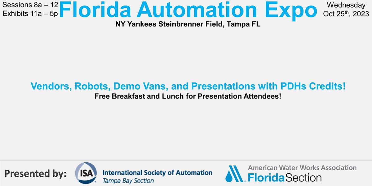 Florida Automation Expo - 2023 Vendor Registration