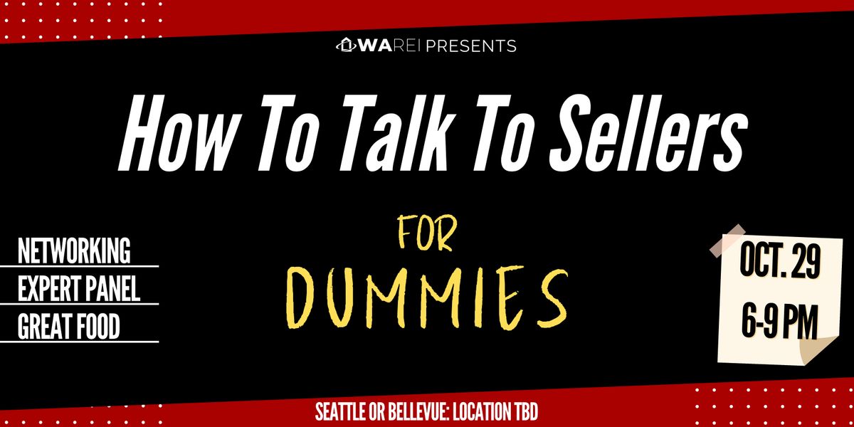 WAREI Monthly Meet Up | How to Talk to Sellers