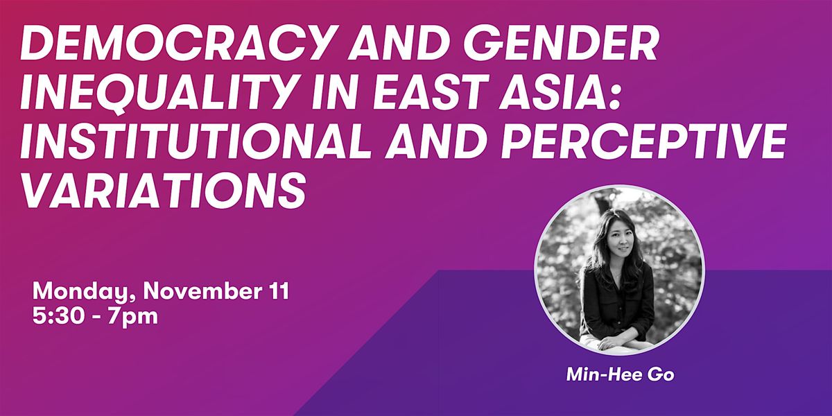 Democracy and Gender Inequality in East Asia