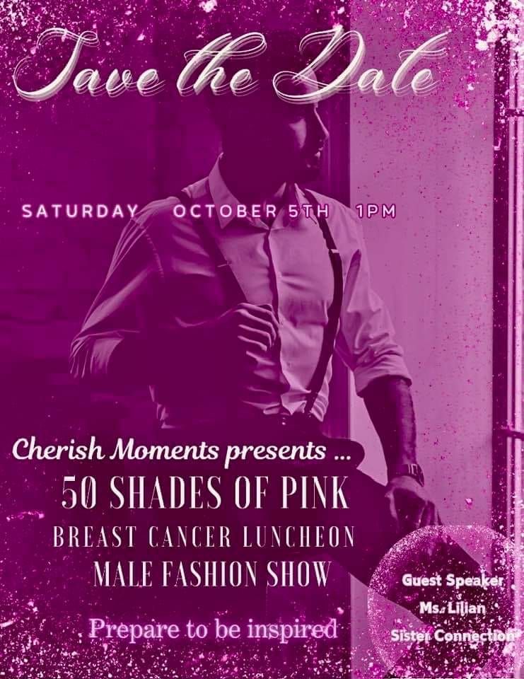 50 Shades Of Pink Breast Cancer Luncheon & Male Fashion Show