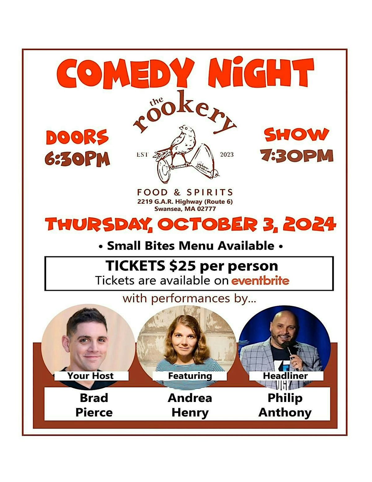 Comedy Night with Brad Pierce