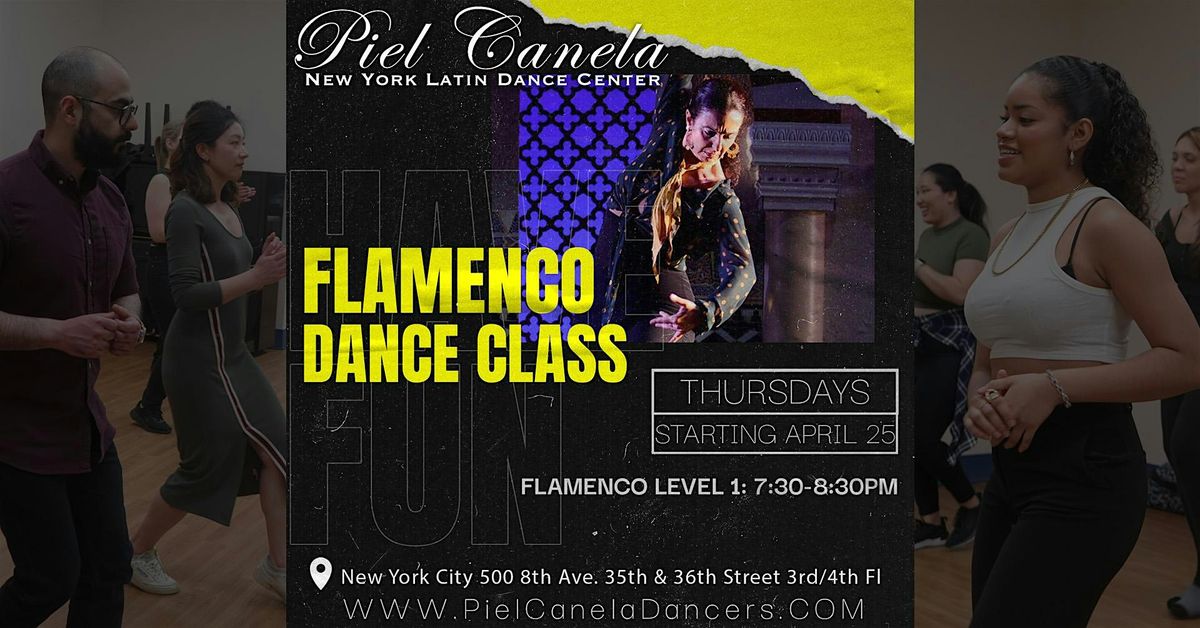 Flamenco Dance Class, Level 1 Beginner