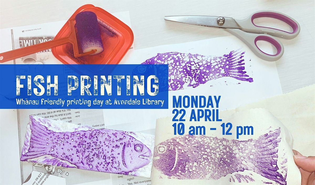 Fish Printing Fun