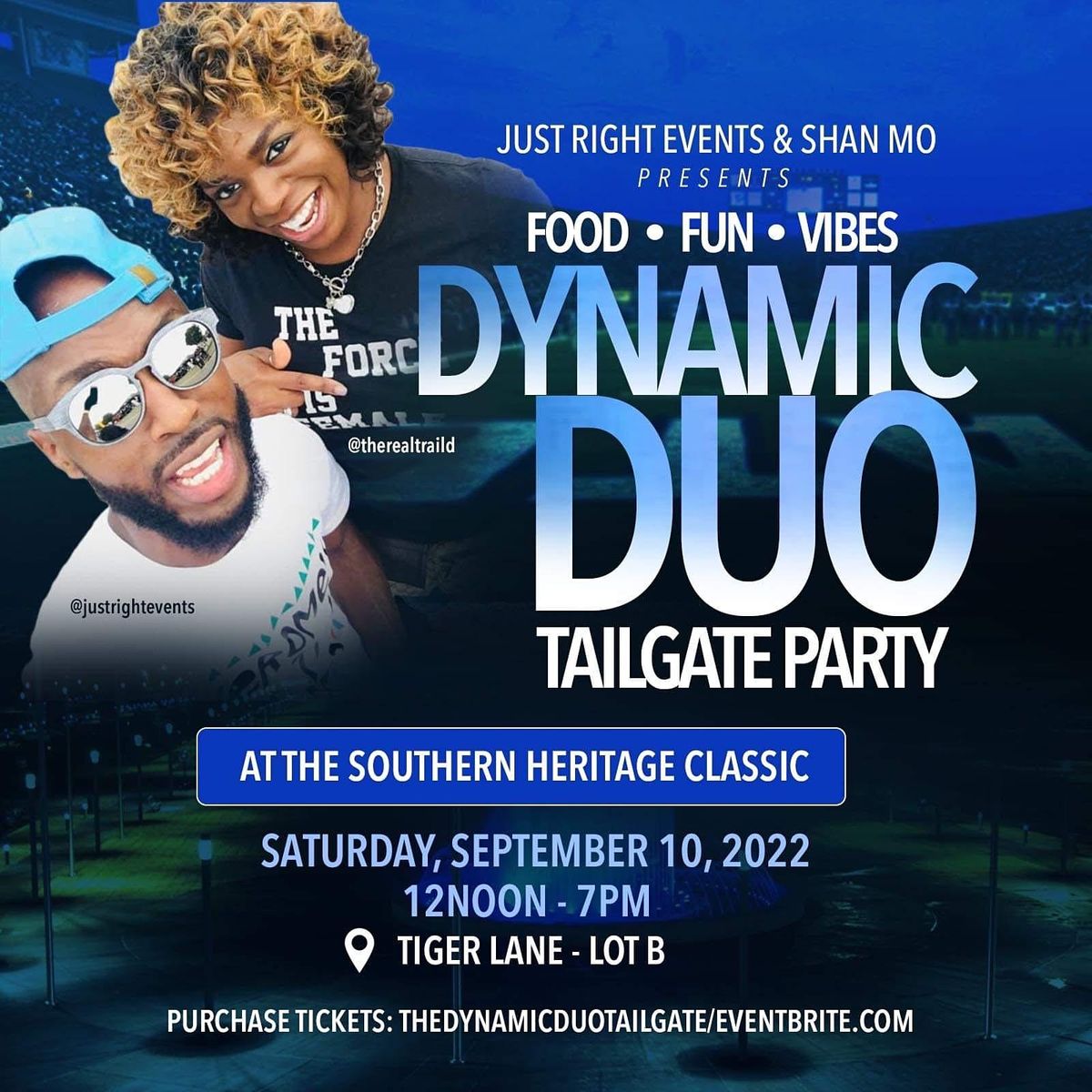 The Dynamic Duo Tailgate Party 2022