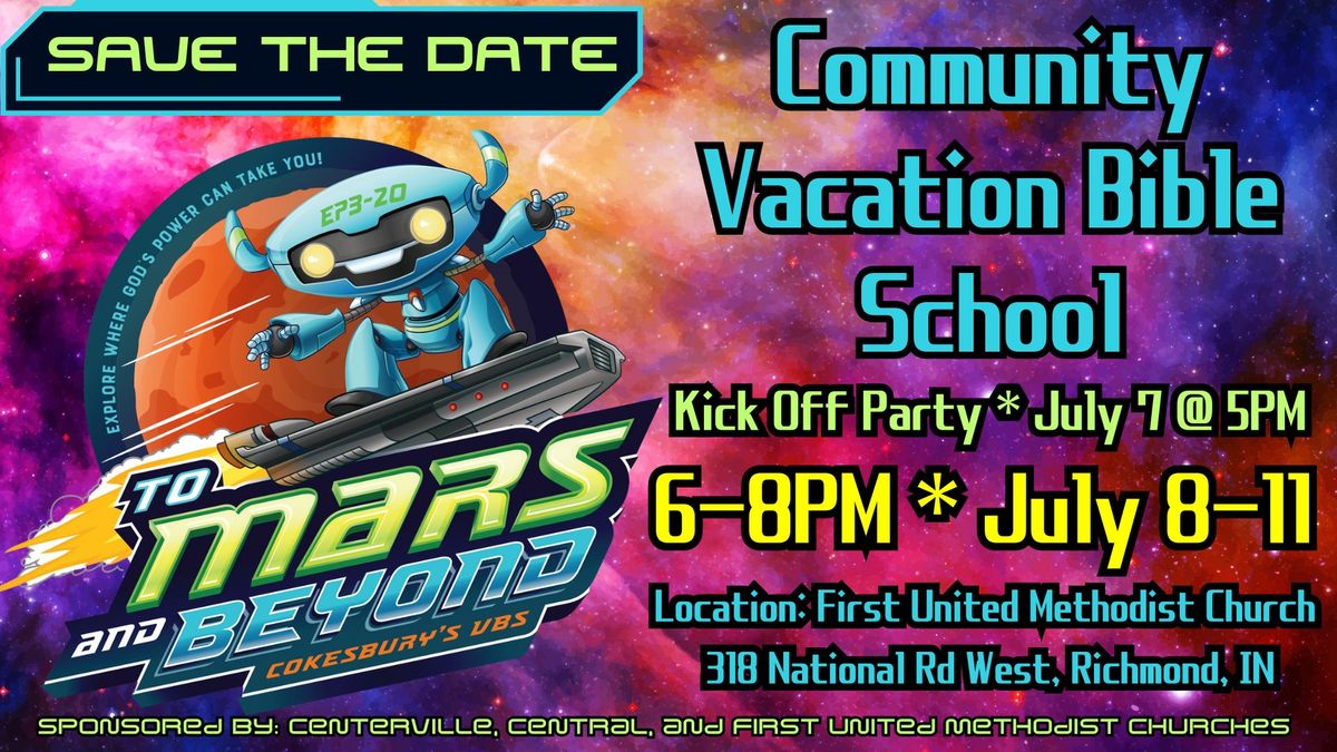 Community Vacation Bible School: To Mars and Beyond