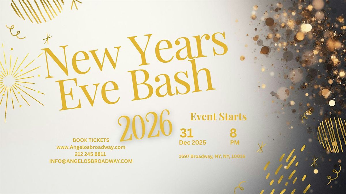 Angelo's Pizza New Year\u2019s Eve Bash! 2026!