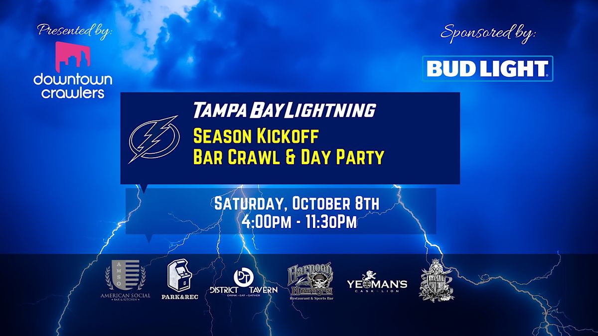 Tampa Bay Lightning 2022-23 Season Kickoff Bar Crawl