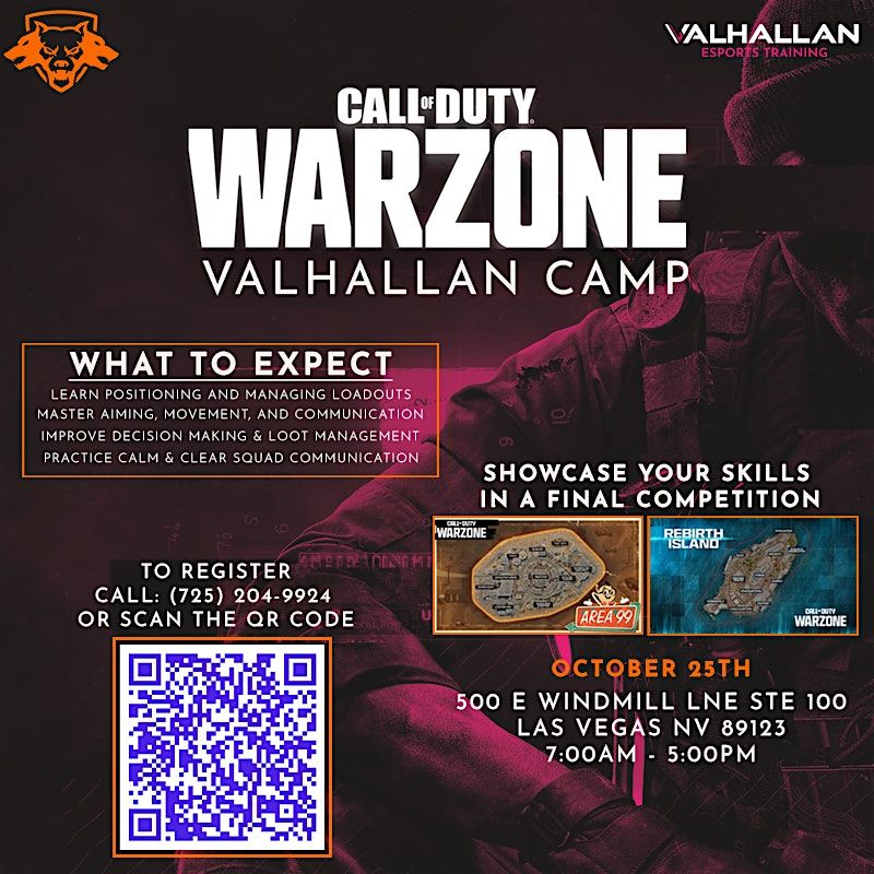 Warzone Camp at Valhallan Esports