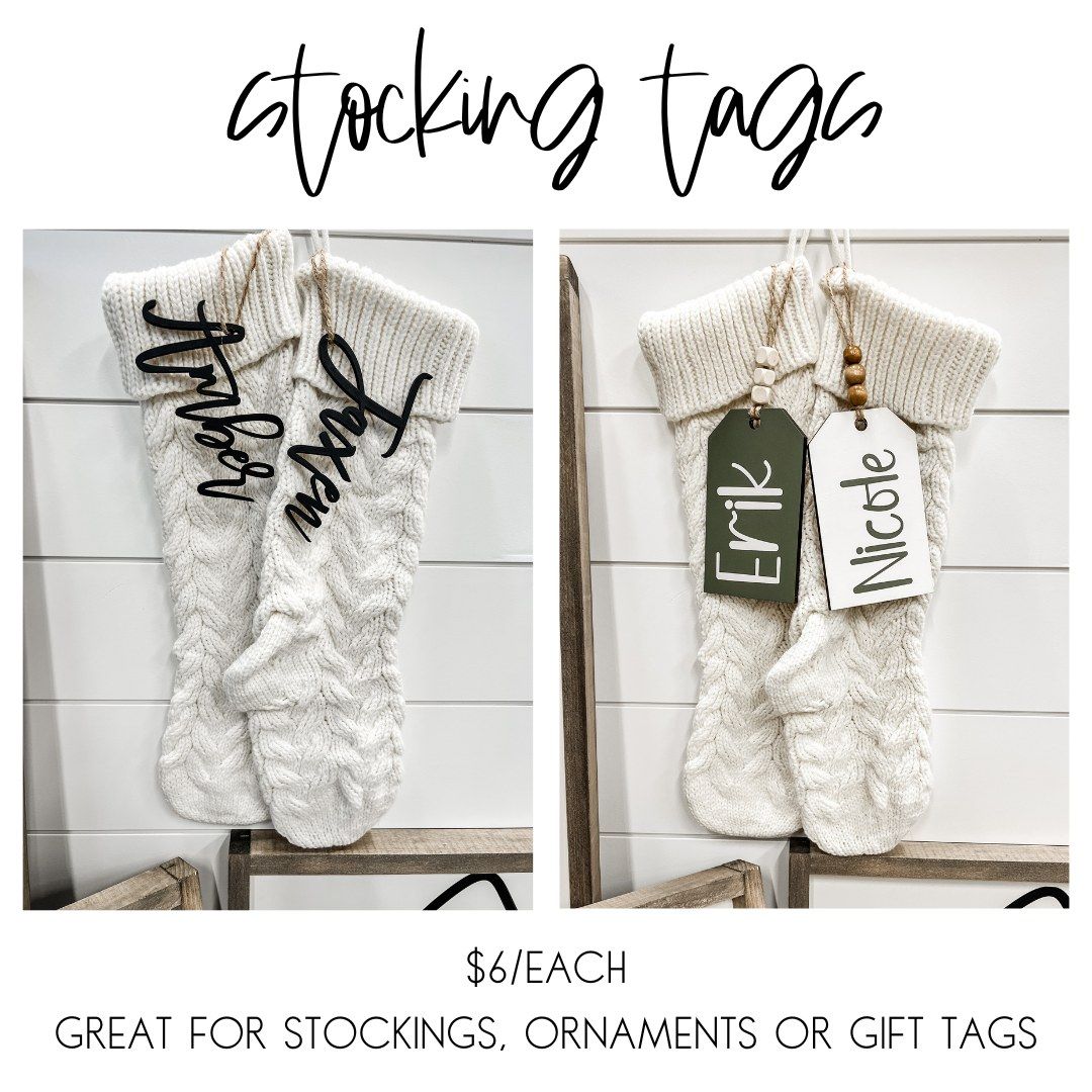 Stocking Tag \/ Ornament \/ Gift Tags