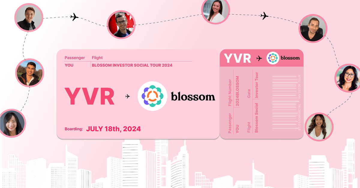 Blossom Investor Social Vancouver 2024