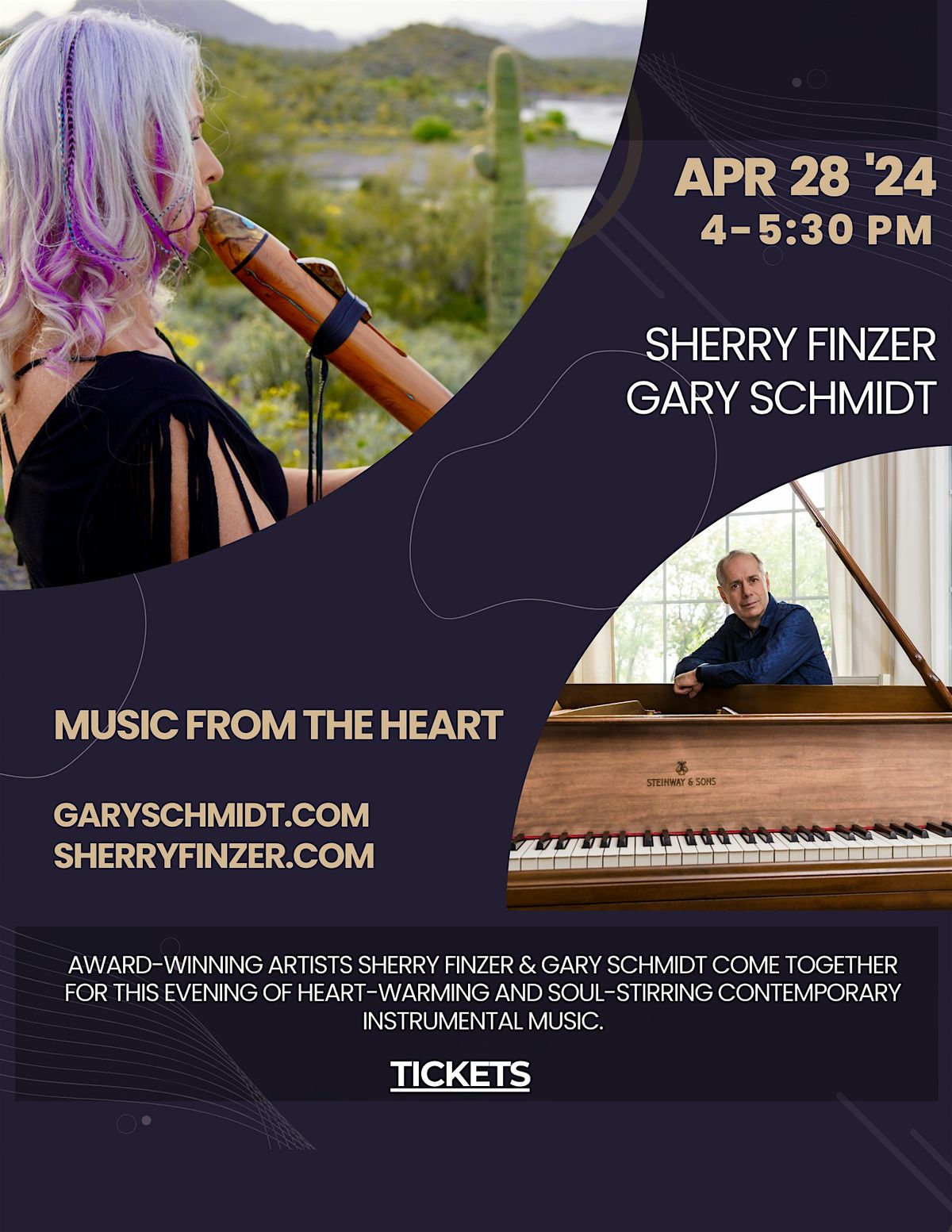 Soul Stirring Music from the Heart with Sherry Finzer & Gary Schmidt