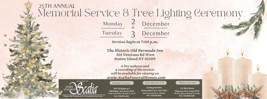  25th Annual Memorial Service & Tree Lighting Ceremony