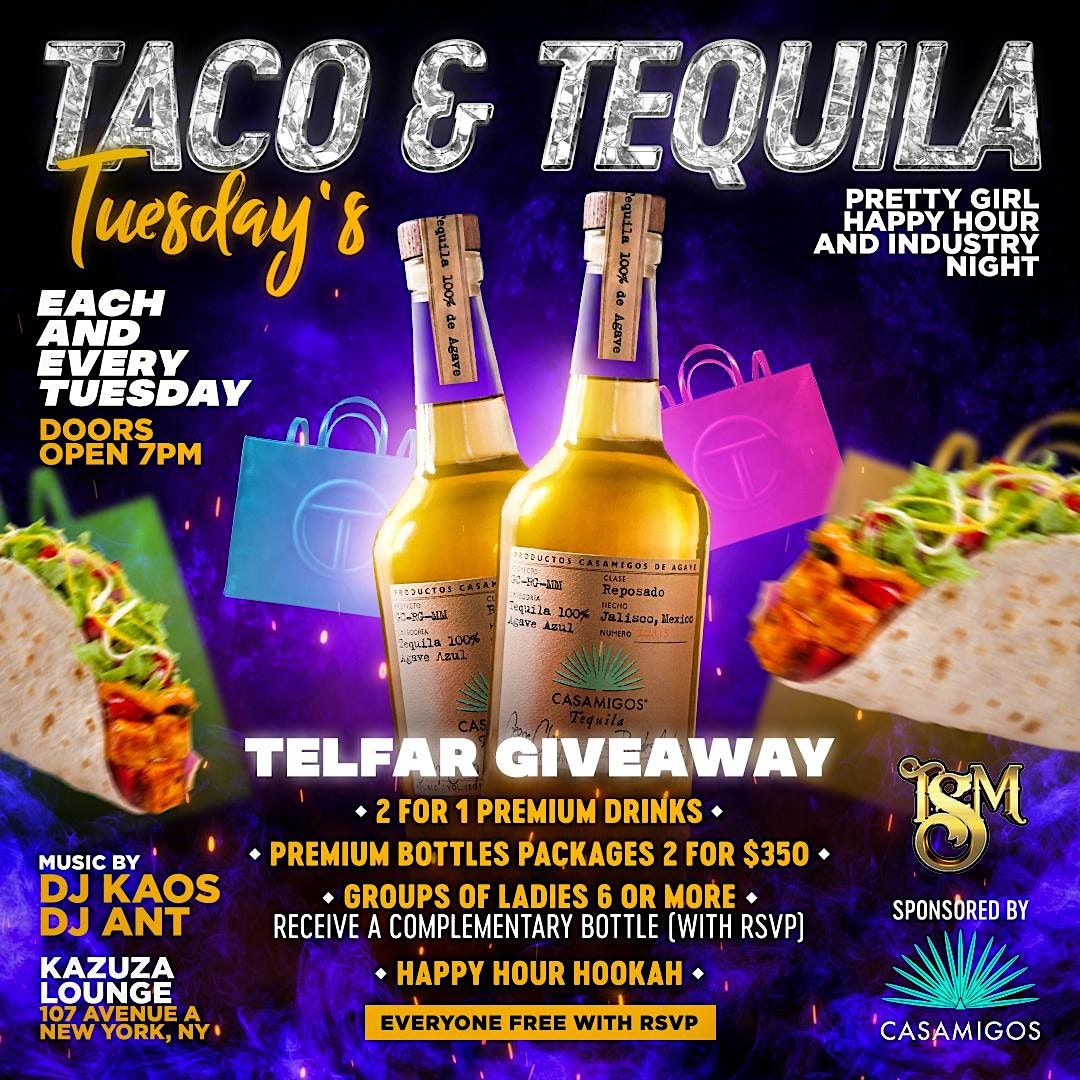 #TacoTequilaTuesdays Happy Hour and Game night