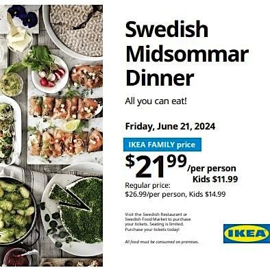 IKEA Tampa - Swedish Midsummer Celebration: Tickets on sale now