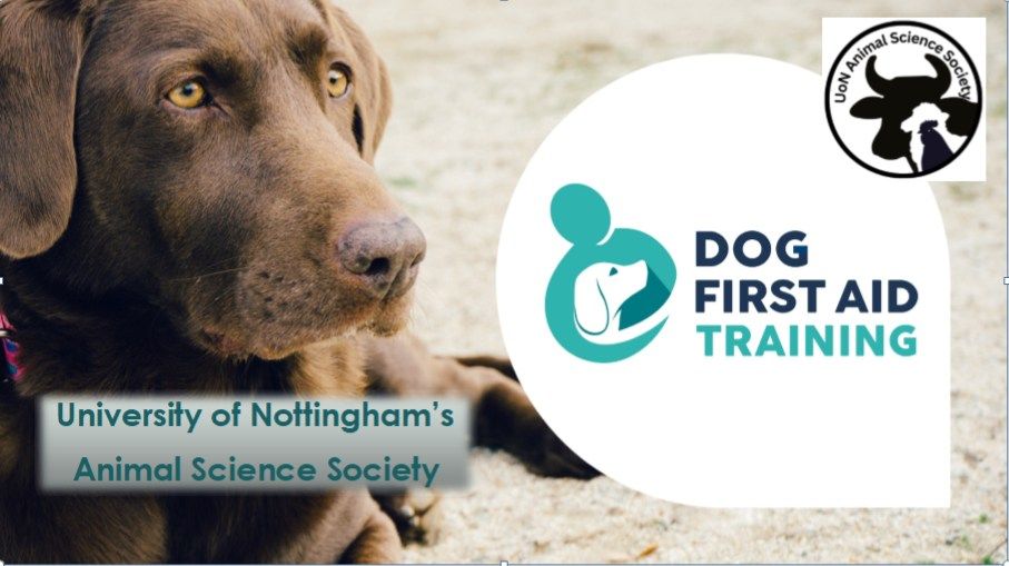 Dog First Aid Training - Hosted by Animal Science Society 