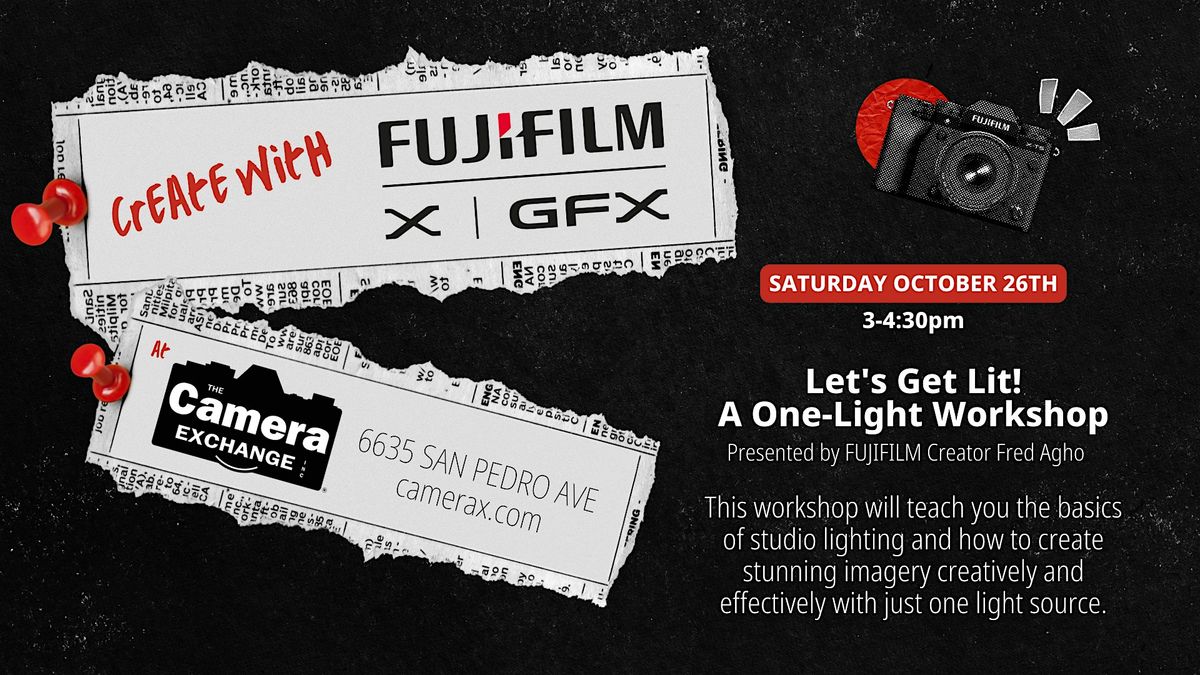 Let's Get Lit! A One Light Workshop