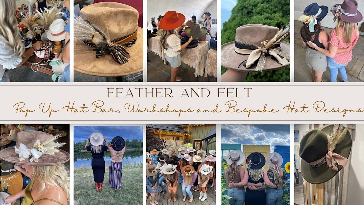 Feather and Felt Hat Bar Workshop at Sewickley Quarter