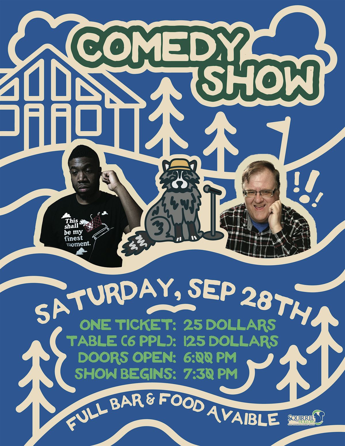 September Comedy Show @ The Squirrel!