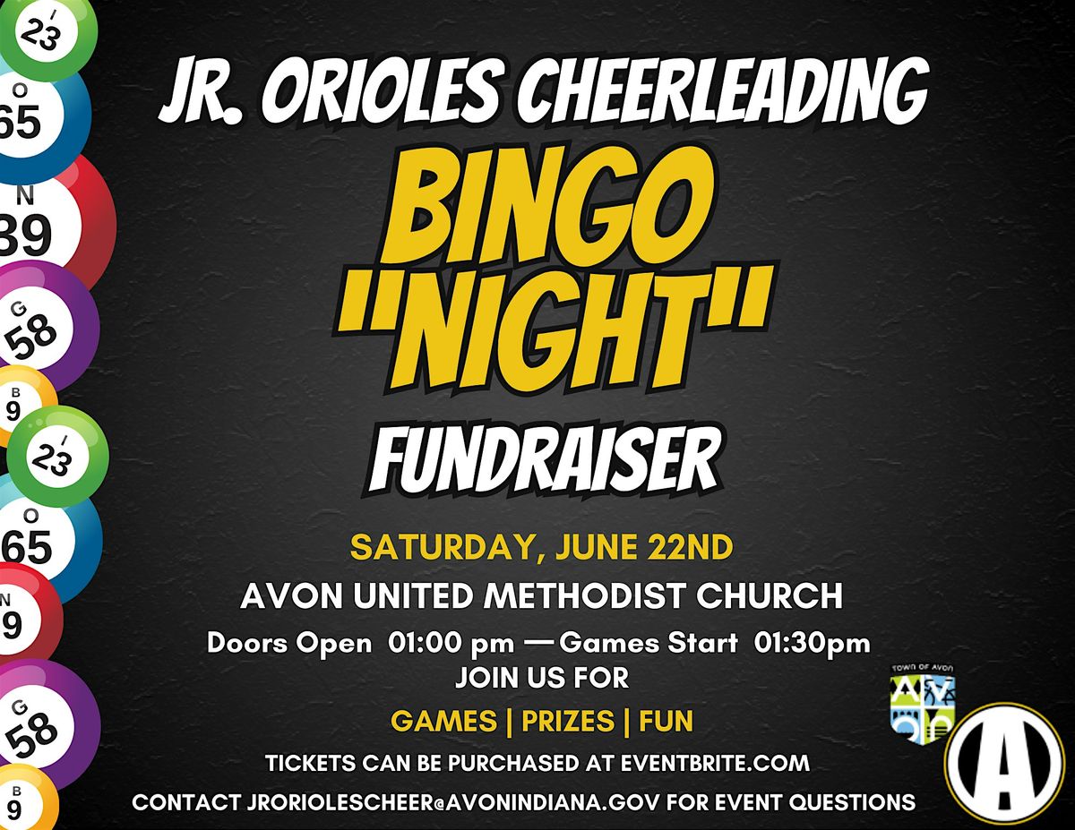 Jr. Orioles Cheerleading Bingo Fundraiser