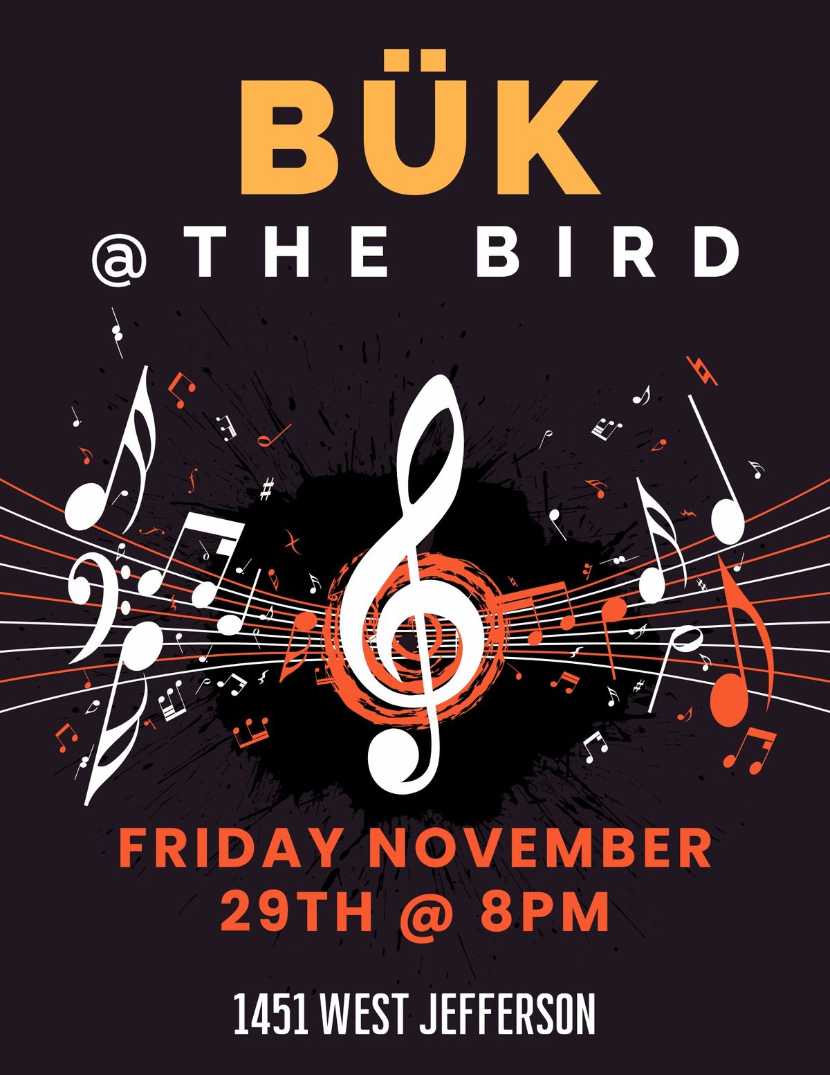 B\u00fck live @ The BIRD!